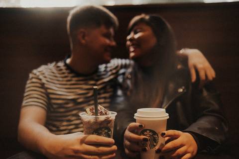 Pre wedding starbucks paulista'