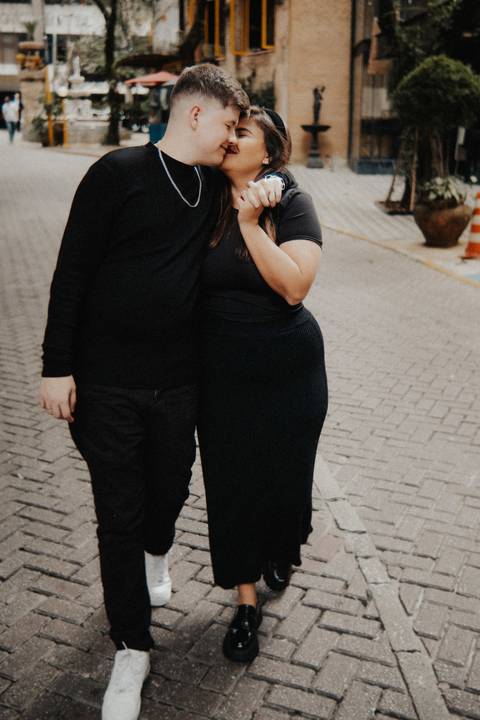 Ensaio Pre Wedding na rua'