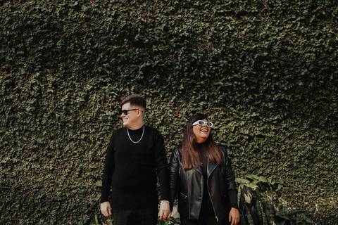 Foto de casal no centro de sp'