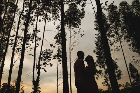 Foto criativa casal'