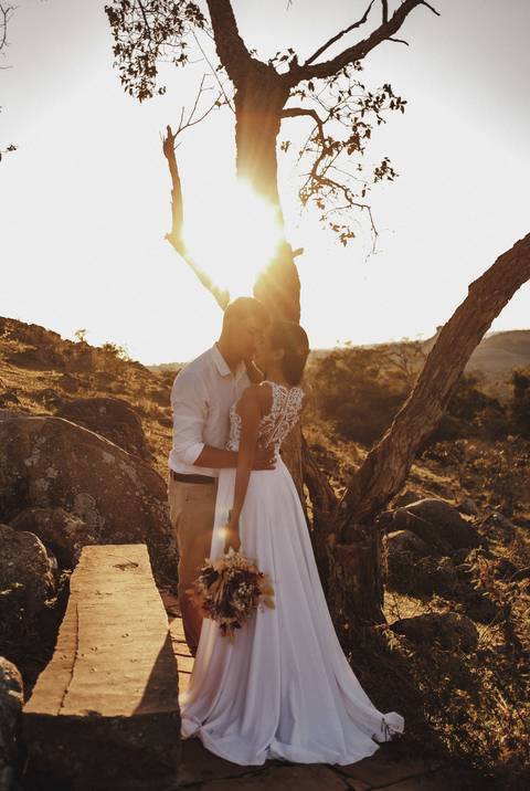 POR DO SOL NO MORRO DO GAVIÃO'