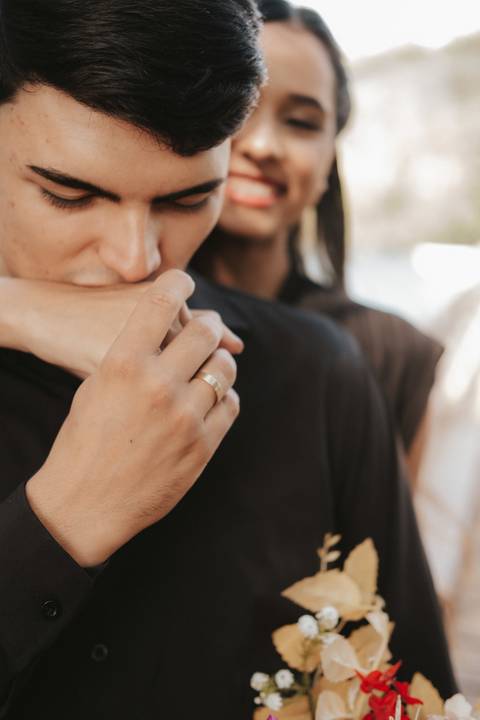 ensaio de casal no morro do gaviao '