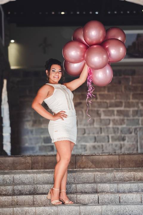 roupa para ensaio de debutante '