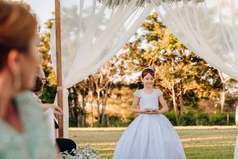 vestido de daminha GISELA HORTA Presidente Prudente '