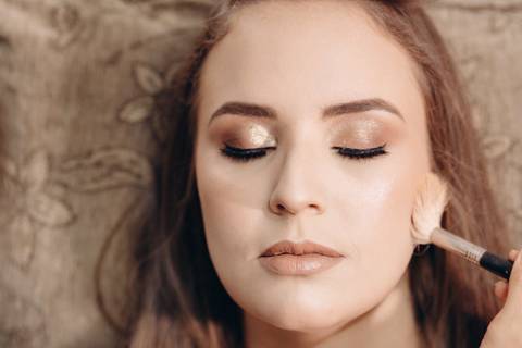 maquiagem para noiva de noite ou de dia '