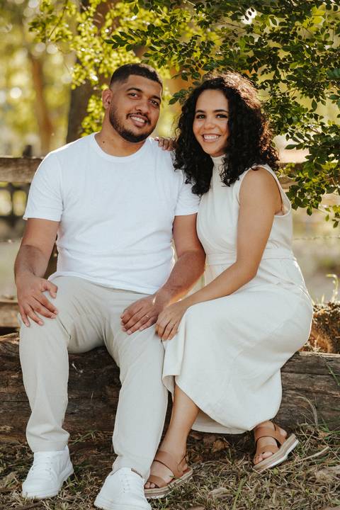 Ensaio de casal em chacara'