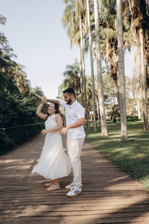 jardim botânico foto de casal '