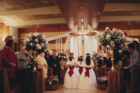 vestido de noivinha Gisel Horta'