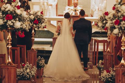 foto de casamento na igreja menino jesus de praga '