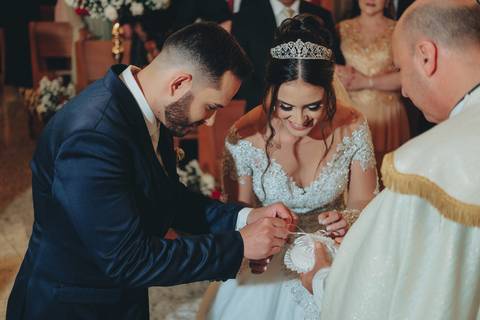 entrada das aliança, GISELA HORTA VESTIDO '