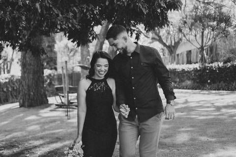 Ensaio de casal no eden garden em Maringá'