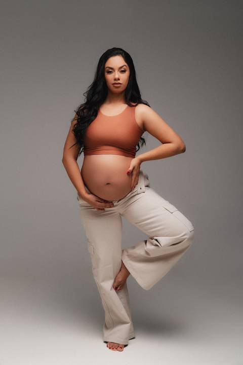 ensaio no estudio de gestante em Presidente Prudente'