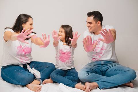 revelando o sexo do bebe para o papai '