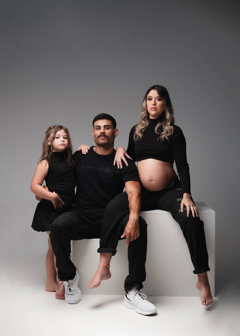 look combinando para ensaio de gestante '