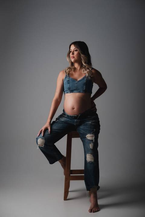 Ensaio de gestante no estudio de fotografia em presidente prudente '