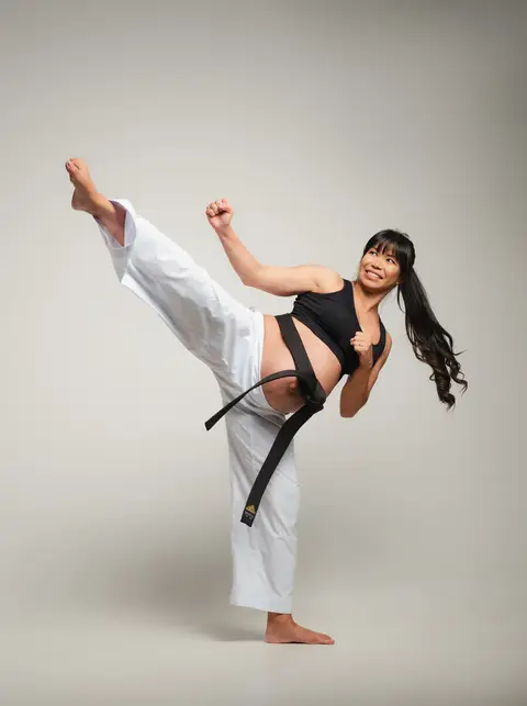 mamãe que treina , mamãe atleta , mamãe em forma , mamãe que luta '