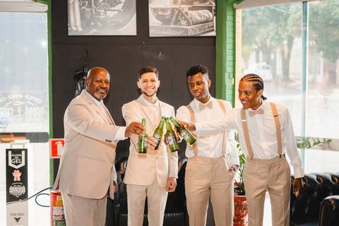 Making of do noivo Arruda Barber Shop'