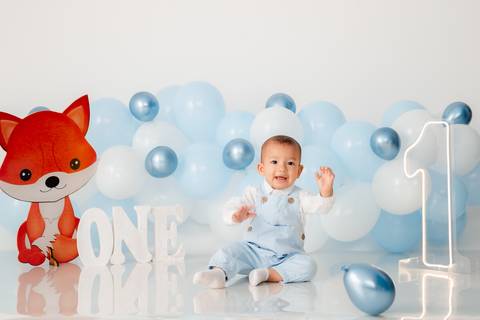 ensaio infantil com tema pequeno principe '