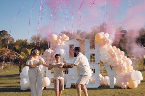 otografia profissional de chá revelação, gestante, bebês e família em Presidente Prudente '