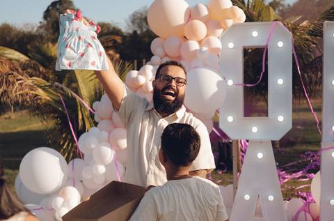 otografia profissional de chá revelação, gestante, bebês e família em Presidente Prudente '