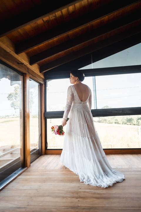 buque de noiva rosa '