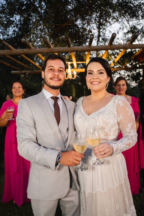 brinde dos noivos diferente '