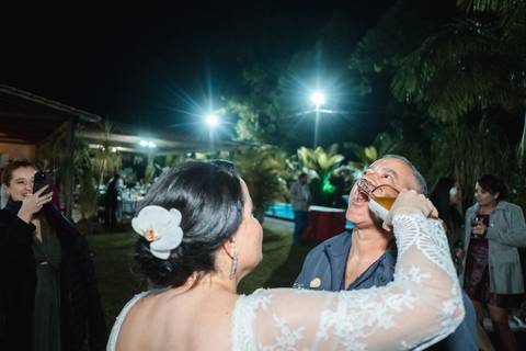 festa de casamento com whisky'