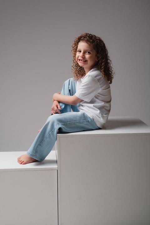 ensaio infantil no estudio'