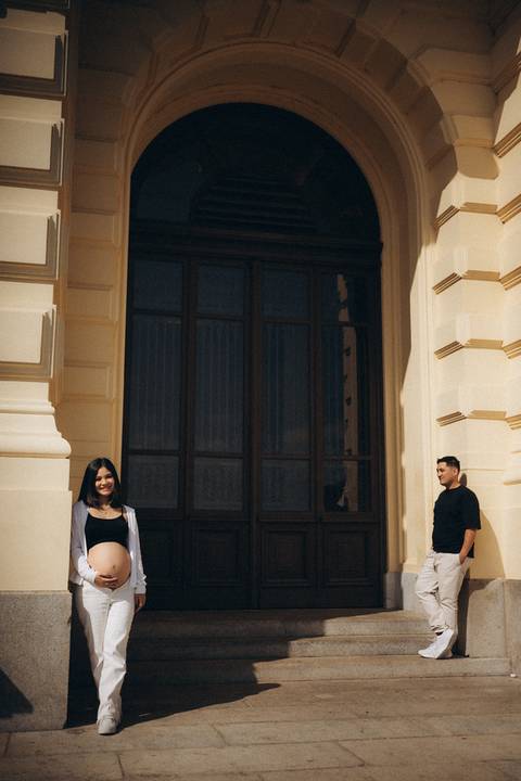 ensaio gestante museu do ipiranga'
