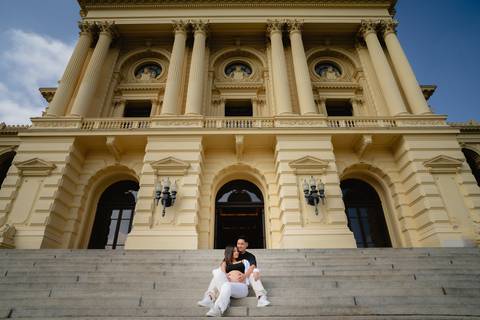 ensaio gestante museu do ipiranga'