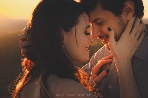 Pre Wedding no por do sol'