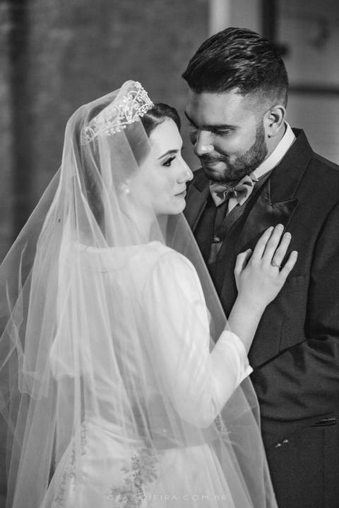 vestido de noiva afetiva '