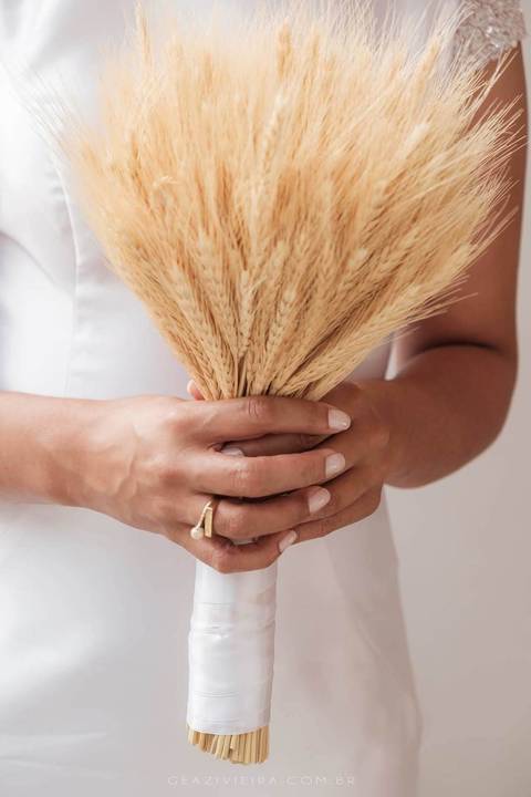 buque de noiva de trigo'