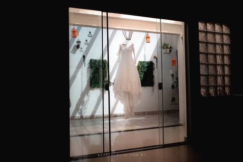 Foto do vestido da noiva'