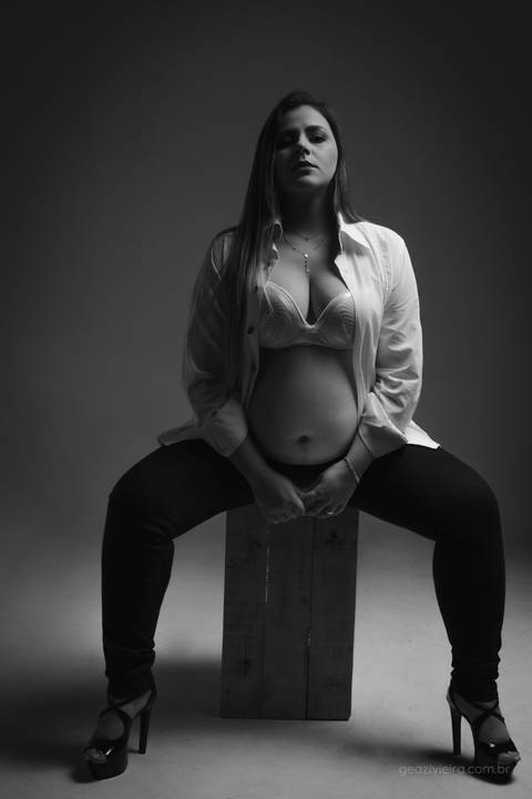 Ensaio de Gestante Sensual '