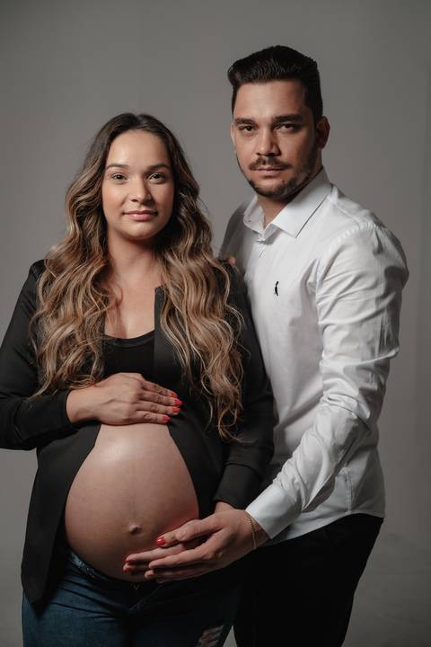 Ensaio de Gestante com marido'