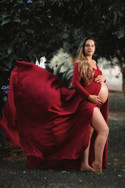 Roupa para ensaio gestante'