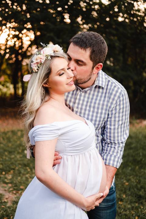 Coroa para ensaio de gestante'