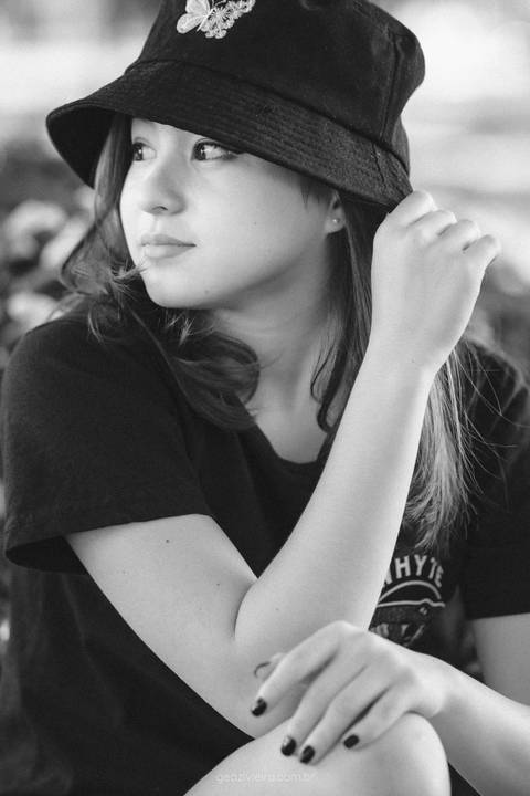 Foto de menina skatista'