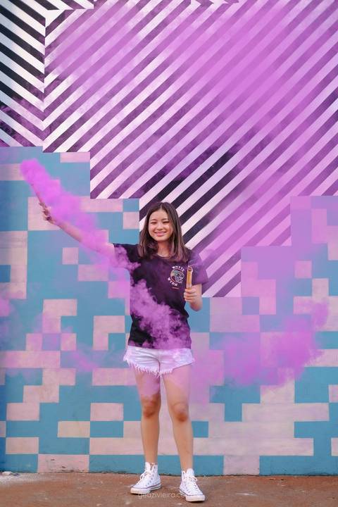 Foto com fumaça'