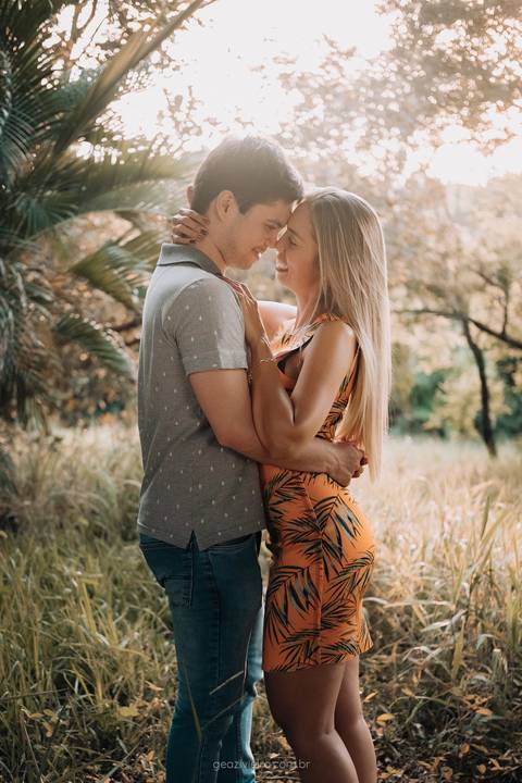 Ensaio de casal de namorados'