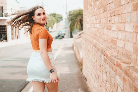 foto criativa de menina'