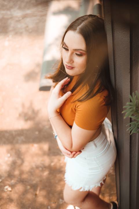 Foto para ensaio de 15 anos'