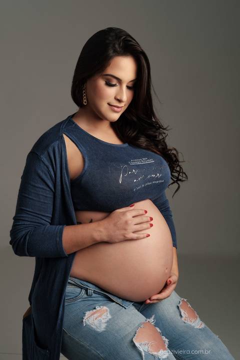 Ideia para foto de grávida'