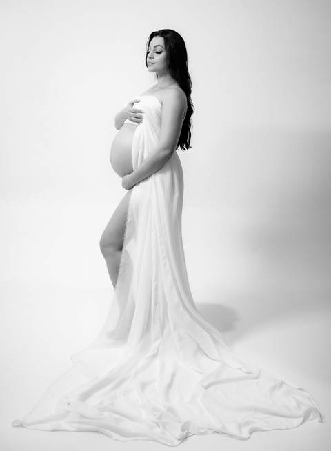 Ensaio sensual de gestante'