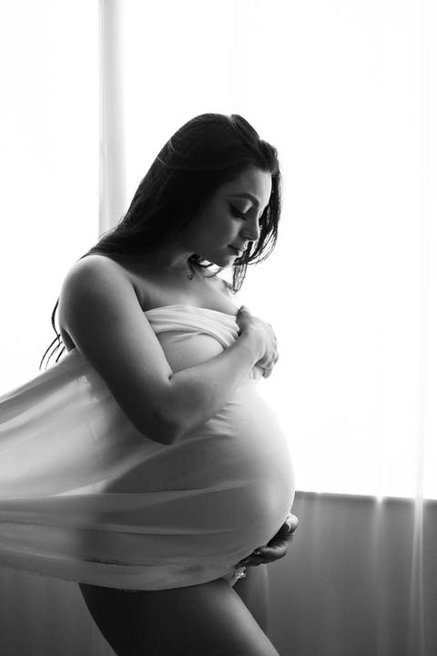 Foto de gestante sensual'