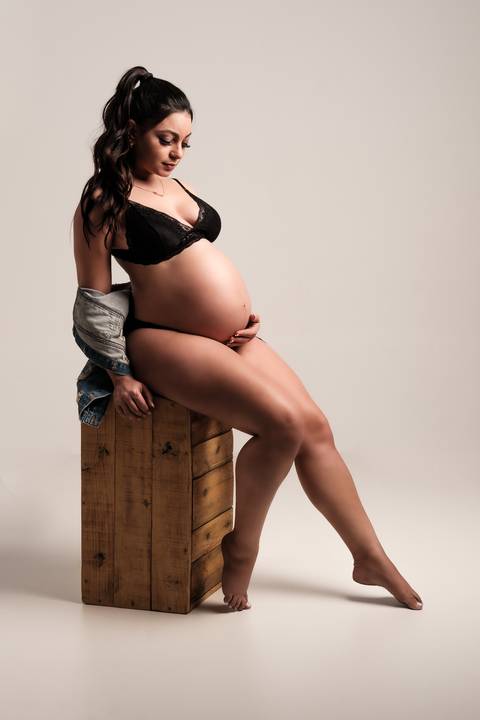 Estudio fotografico para gestante'