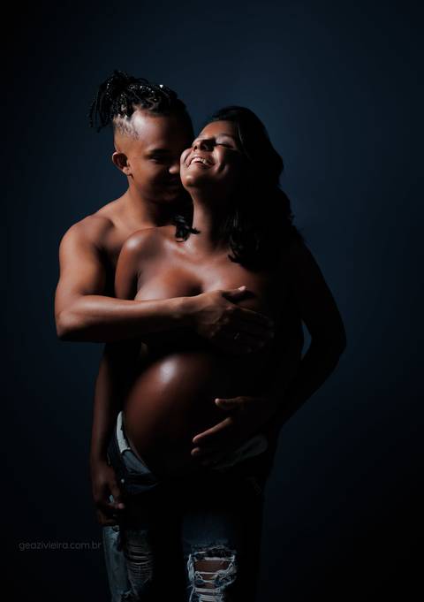 foto sensual de gestante'