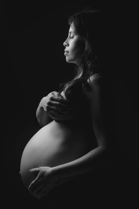 Foto sensual de Gestante'