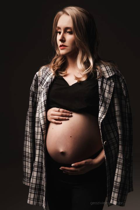 foto ensaio de gestante prudente'